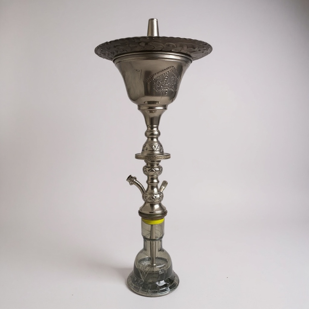 Khalil Mamoon trimetal Egyptian hookah