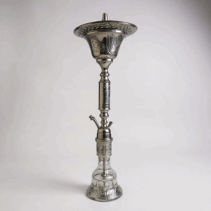 Khalil Mamoon traditional silver Egyptian hookah