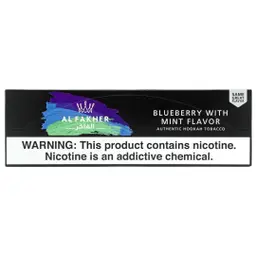 Al Fakher Blueberry Mint Shisha Tobacco 500g Carton (10×50g Packs)