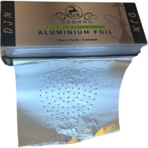 Pre-punched shisha foil roll heavy duty aluminium for hookah bowls