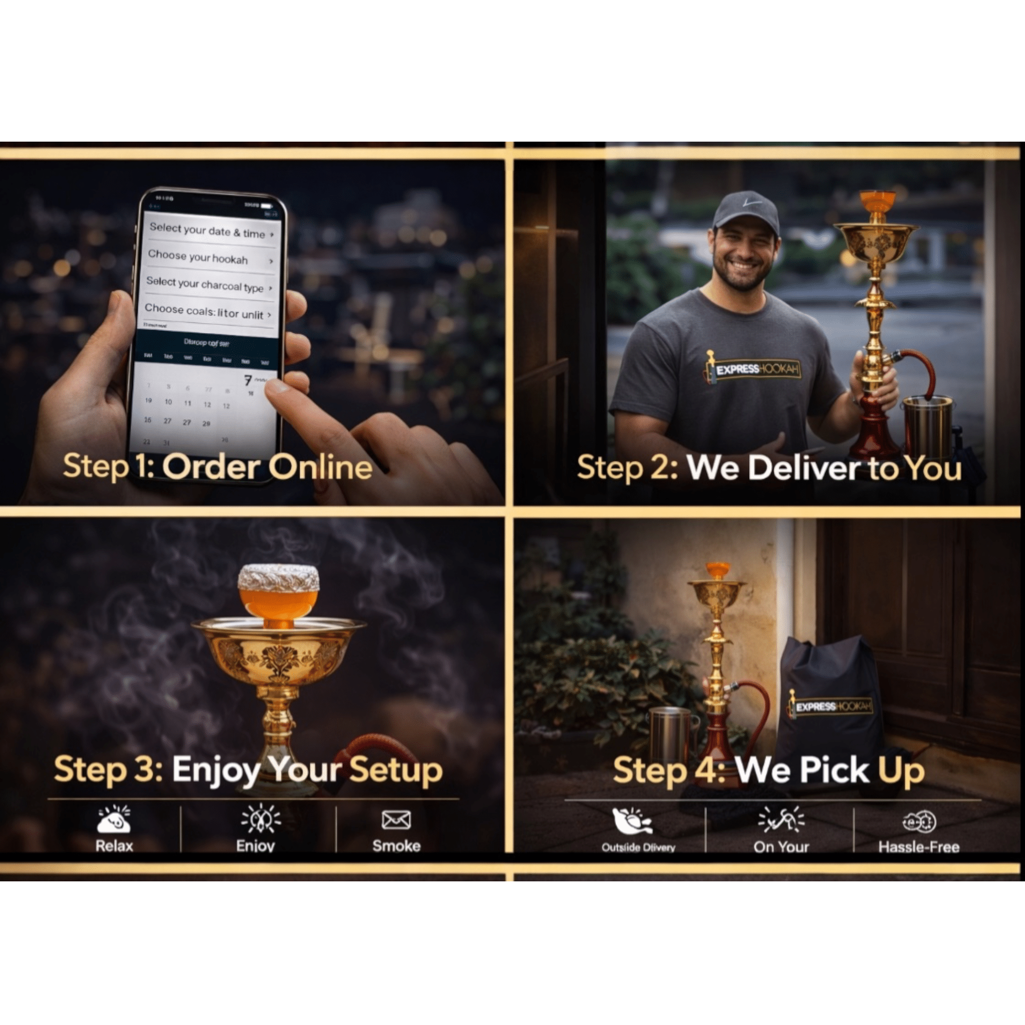 shisha setup example