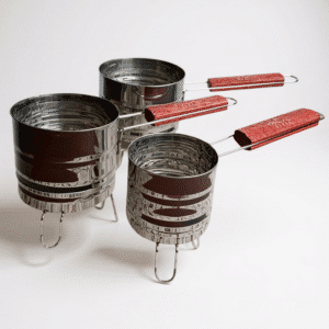 Hookah charcoal holder with wooden handle for carrying hot shisha charcoal