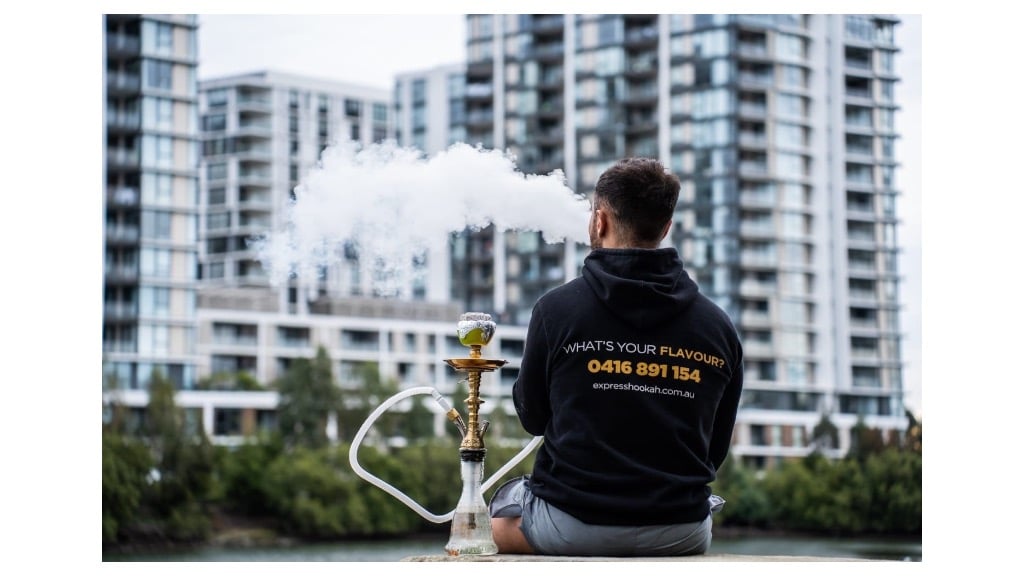 hookah hire Sydney outdoor setup Express Hookah