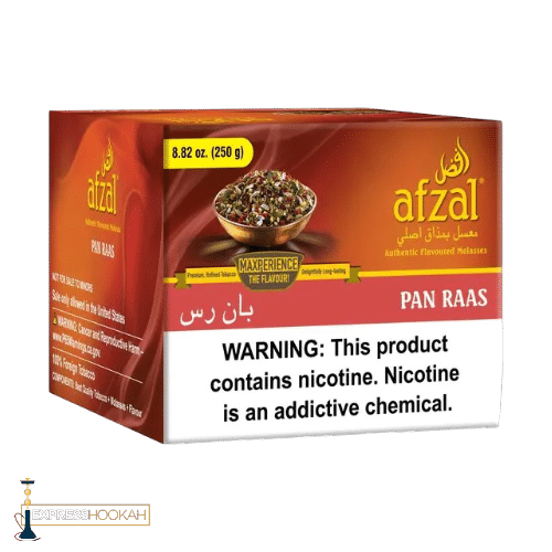 Afzal Paan Ras 250g tub shisha tobacco